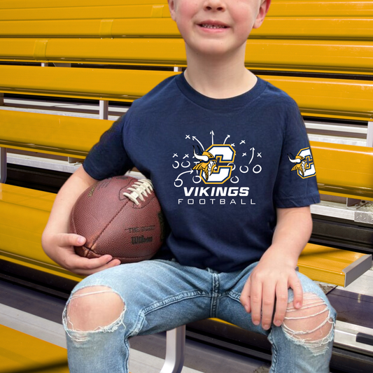 Cadillac Vikings Football Unisex YOUTH T-Shirt