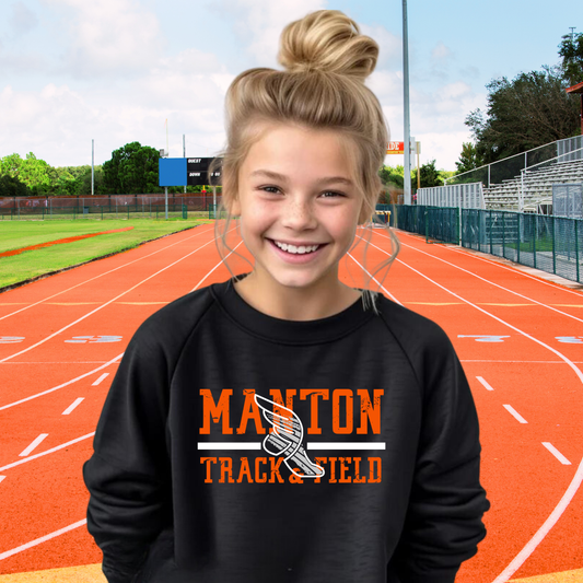 Manton Rangers Track YOUTH Crewneck Sweatshirt