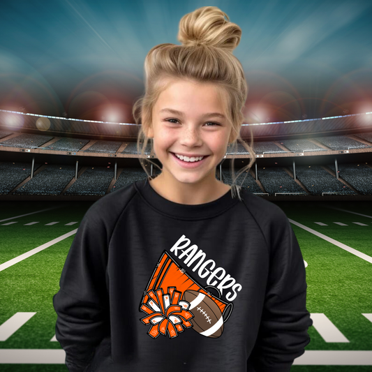 Manton Rangers Football YOUTH Crewneck Sweatshirt