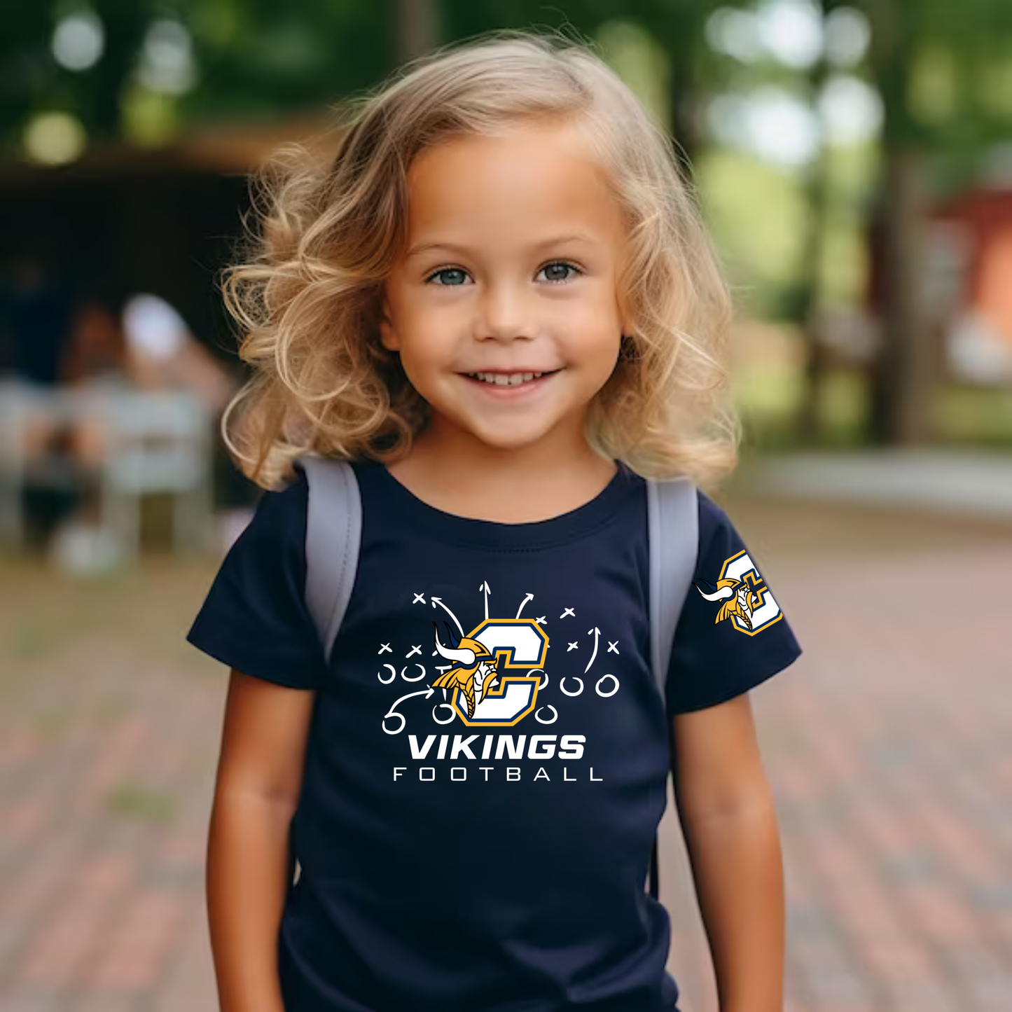 Cadillac Vikings Football Unisex YOUTH T-Shirt