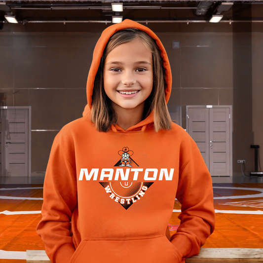 Manton Rangers Wrestling Unisex YOUTH Hoodie