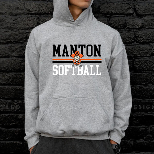 Manton Rangers Softball Unisex YOUTH Hoodie
