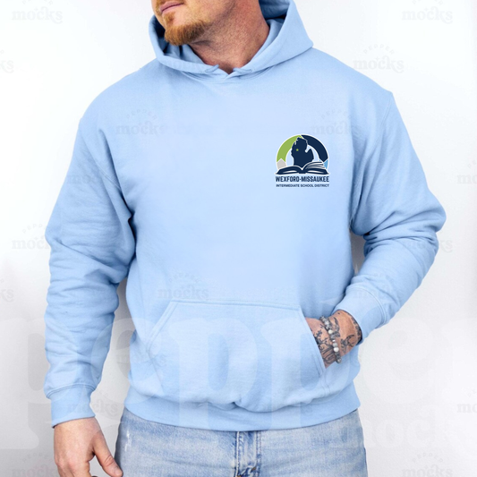 Wexford Missaukee ISD ADULT Hoodie - LIGHT BLUE