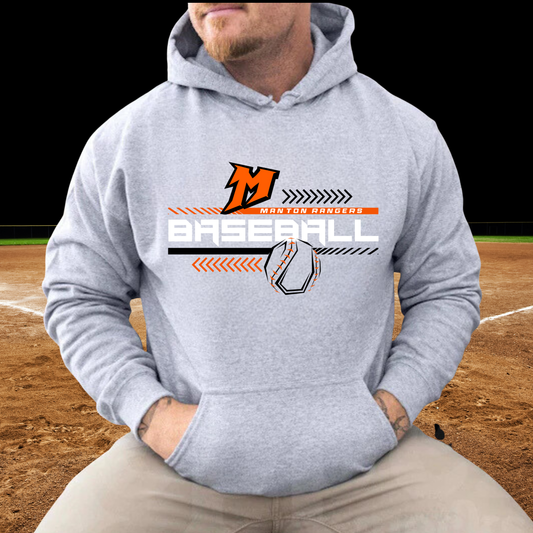 Manton Rangers Baseball Unisex ADULT Hoodie