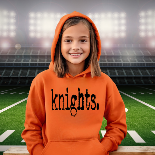 Knights Junior Football Unisex YOUTH Hoodie