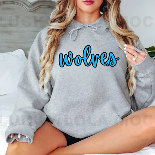 Canton Wolves Hockey UNISEX Hoodie - SPORT GREY