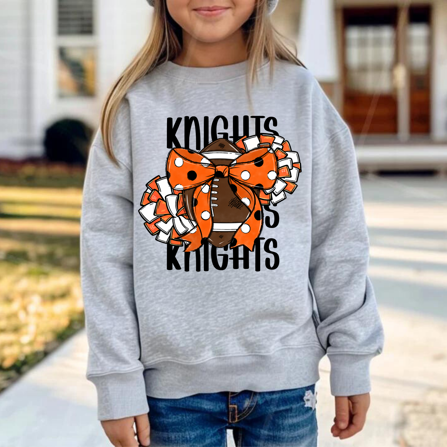 Knights Junior Cheer UNISEX Crewneck Sweatshirt