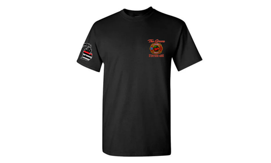 Cherry Grove Fire Department UNISEX T-Shirt - BLACK (Cherry Logo)