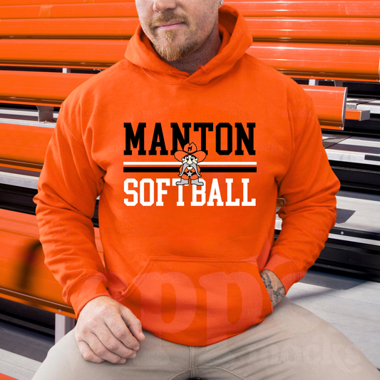 Manton Rangers Softball Unisex ADULT Hoodie