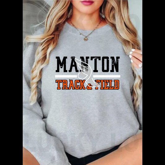Manton Rangers Track ADULT Unisex Crewneck Sweatshirt