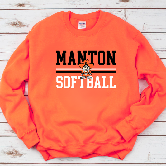 Manton Rangers Softball ADULT Unisex Crewneck Sweatshirt