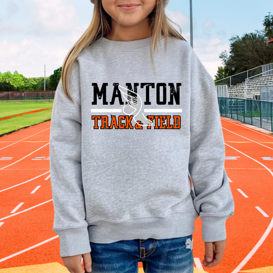 Manton Rangers Track YOUTH Crewneck Sweatshirt