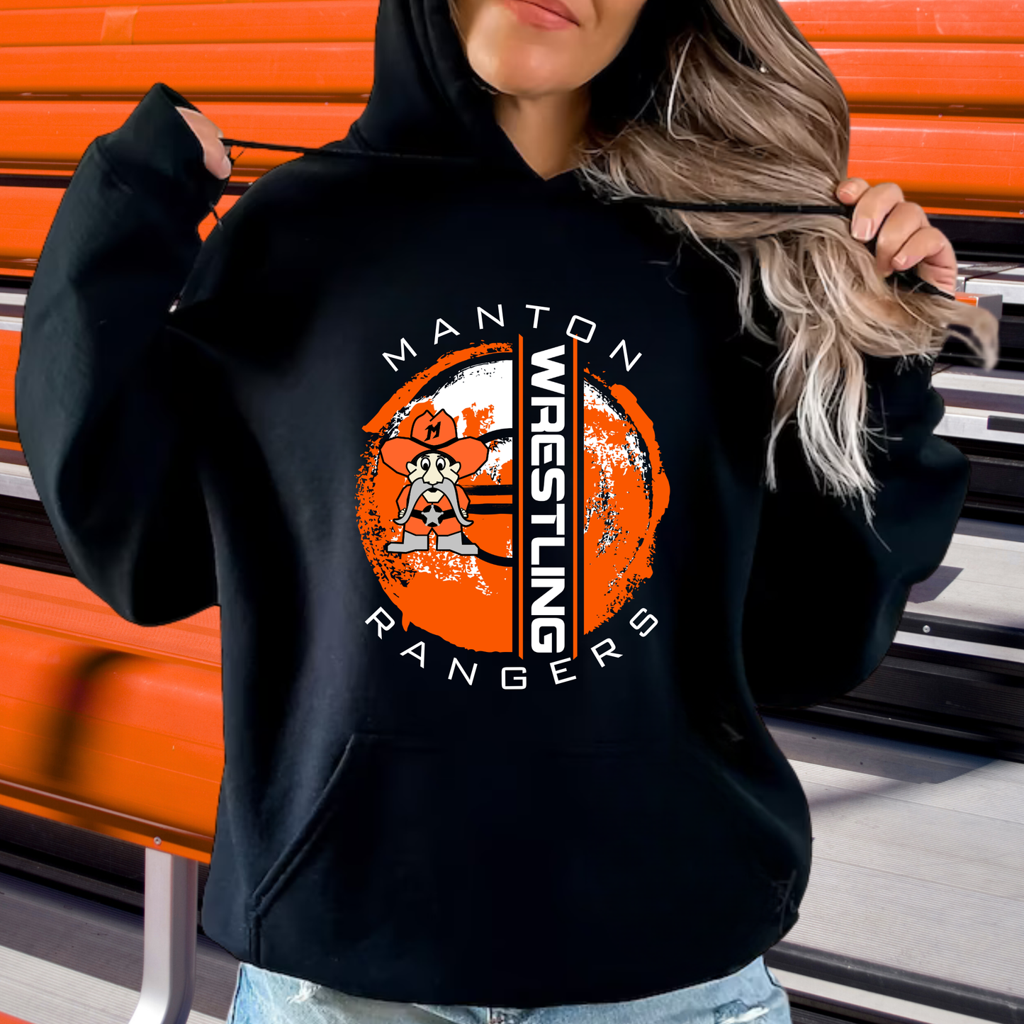 Manton Rangers Wrestling ADULT Hoodie