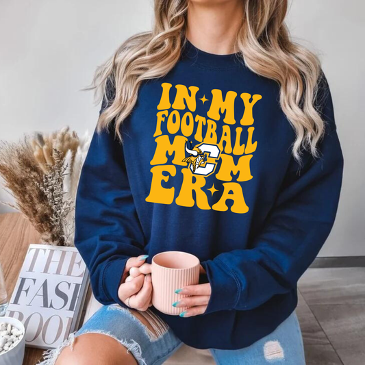 In my Football Mom Era Adult Crewneck Sweatshirt