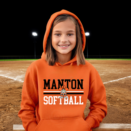 Manton Rangers Softball Unisex YOUTH Hoodie