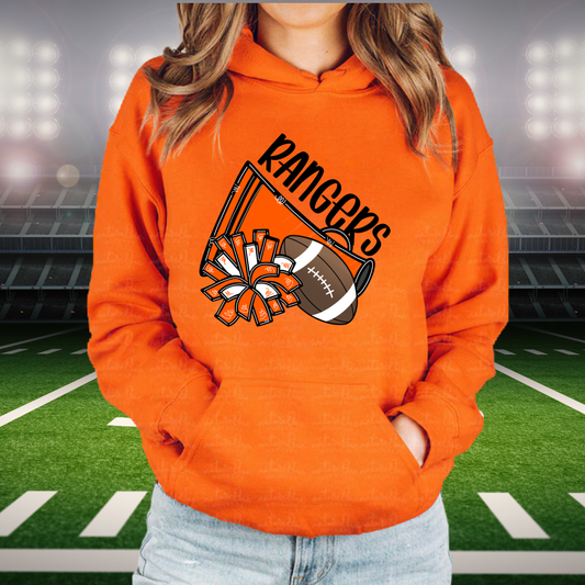 Manton Rangers Football ADULT Hoodie