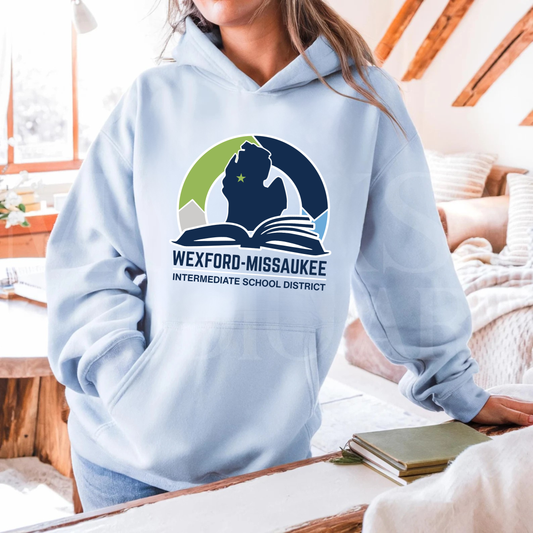 Wexford Missaukee ISD ADULT Hoodie - LIGHT BLUE