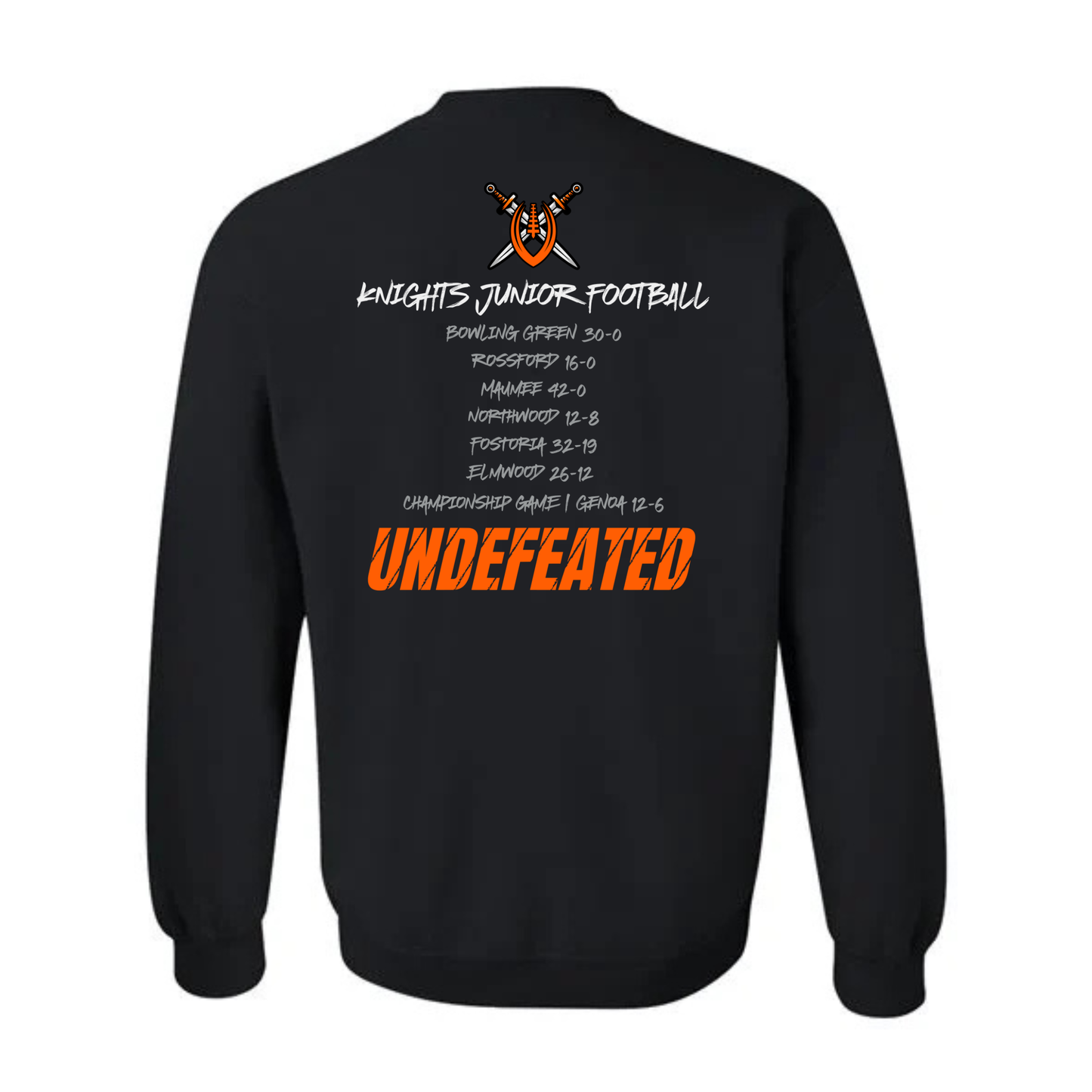 2025 CHAMPIONS Knights Junior Football ADULT Unisex Crewneck Sweatshirt