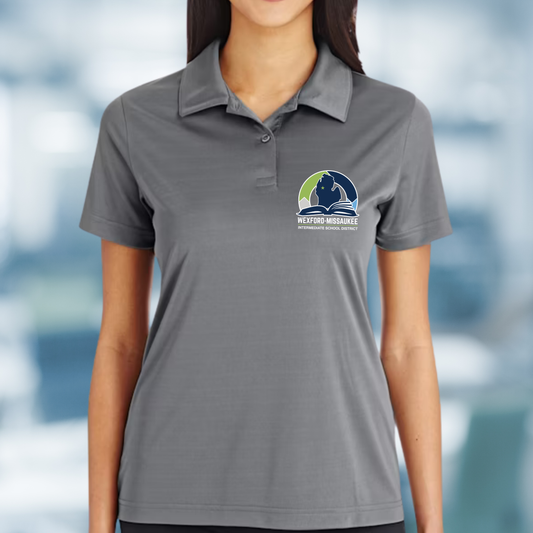 Wexford Missaukee ISD Women's Dri-Fit Performance Polo - GRAPHITE