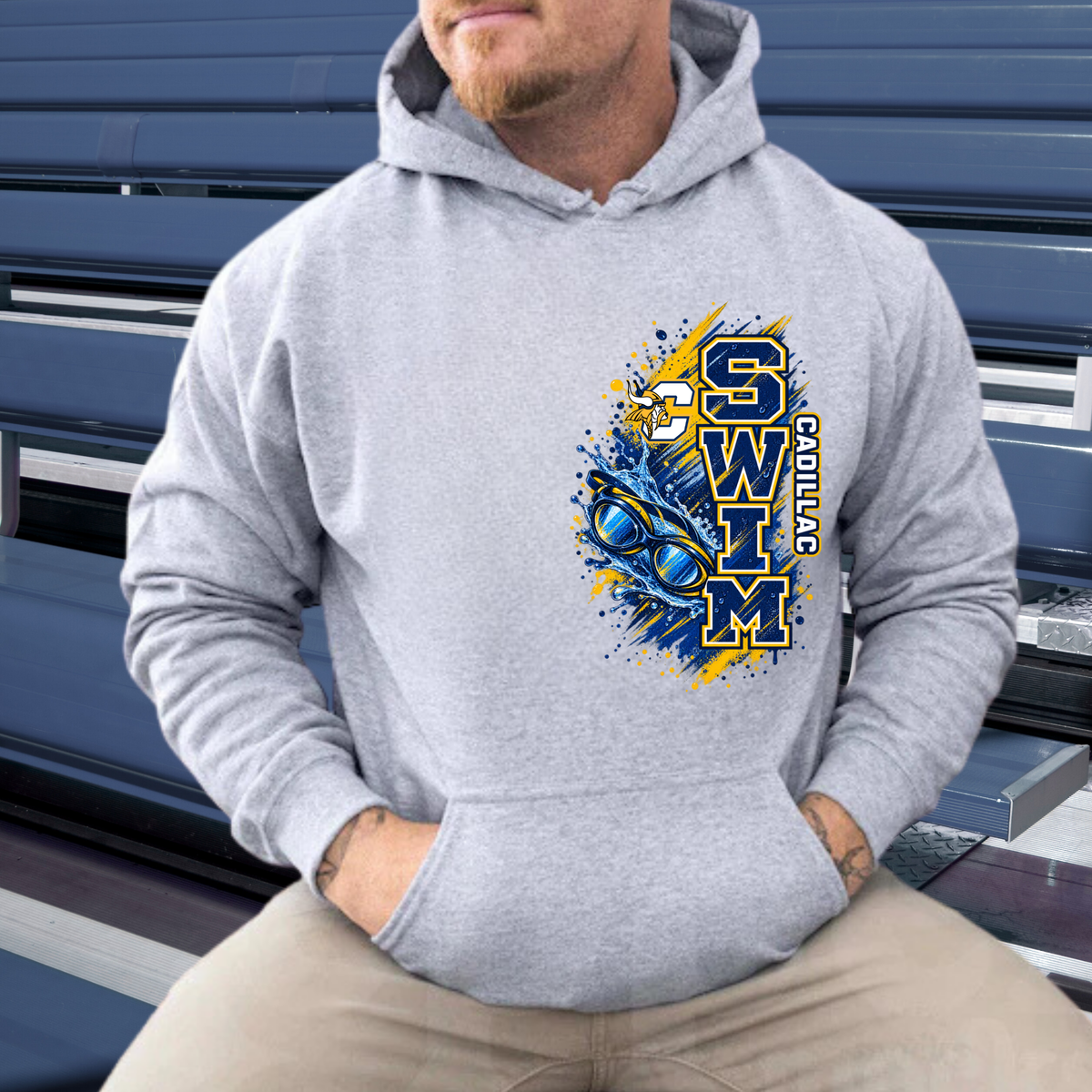 Cadillac Vikings Swim UNISEX Hoodie