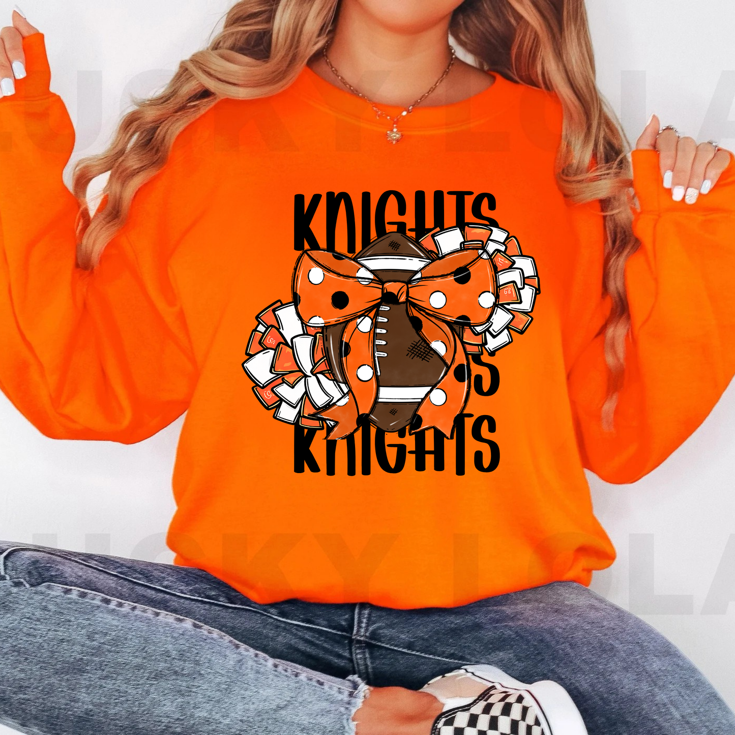 Knights Junior Cheer UNISEX Crewneck Sweatshirt