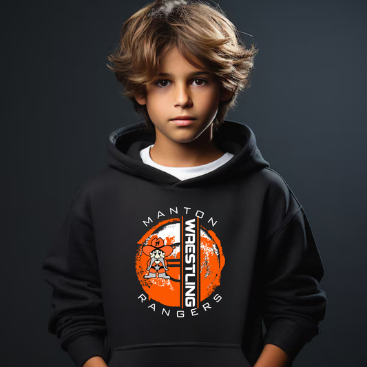 Manton Rangers Wrestling Unisex YOUTH Hoodie