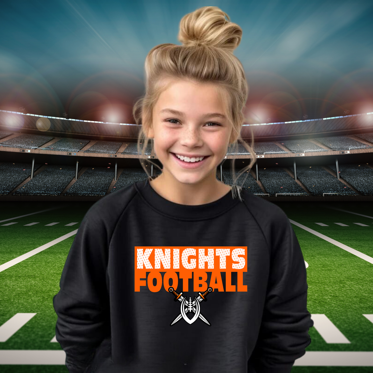 Knights Junior Football YOUTH Crewneck Sweatshirt