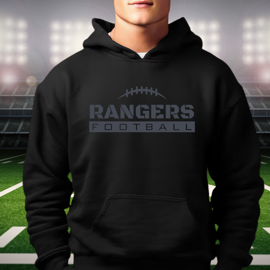 Manton Rangers BLACKOUT Football ADULT Hoodie