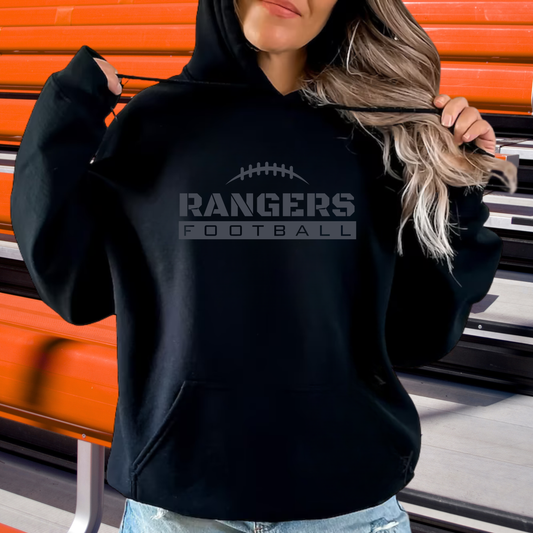 Manton Rangers BLACKOUT Football ADULT Hoodie