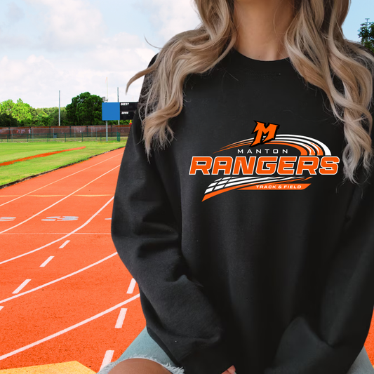 Manton Rangers Track ADULT Unisex Crewneck Sweatshirt