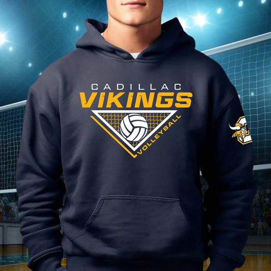 Cadillac Volleyball ADULT Hoodie