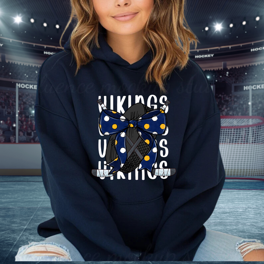 Cadillac Vikings Hockey ADULT Hoodie