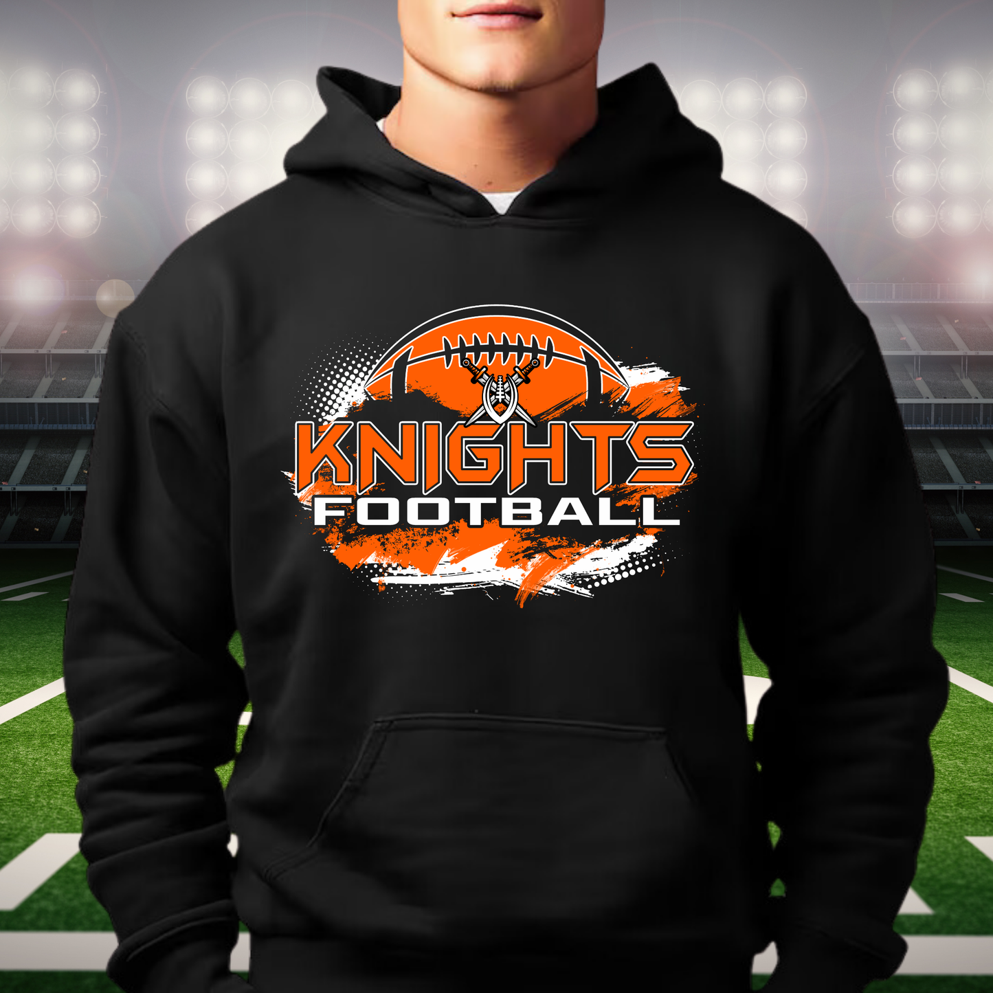 Knights Junior Football ADULT Unisex Hoodie