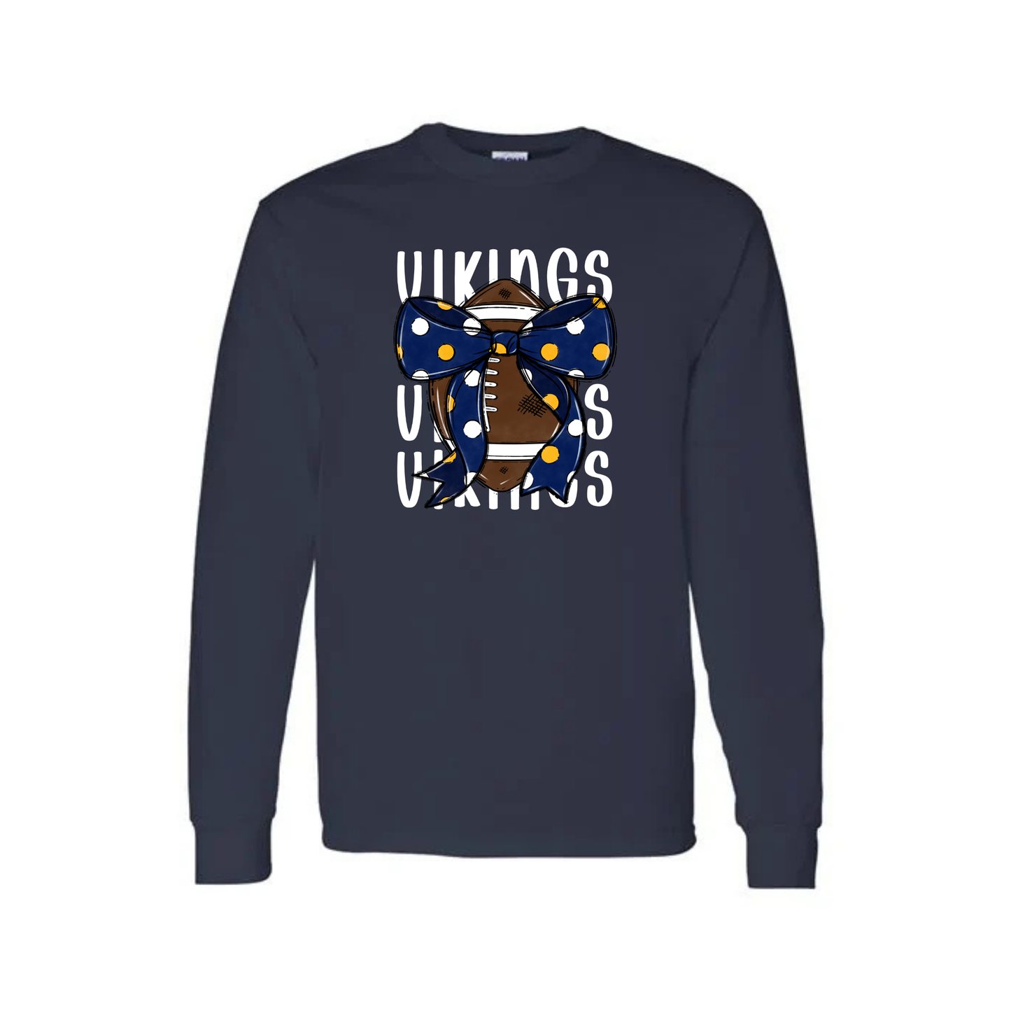 Cadillac Vikings Football UNISEX Long-Sleeve T-Shirt