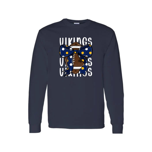 Cadillac Vikings Football UNISEX Long-Sleeve T-Shirt
