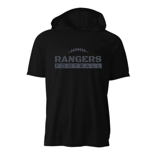 Manton Rangers BLACKOUT Football DRI-FIT Cooling Performance Hooded T-Shirt