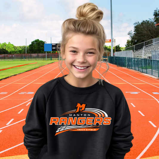 Manton Rangers Track YOUTH Crewneck Sweatshirt