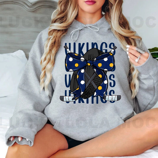 Cadillac Vikings Hockey ADULT Hoodie