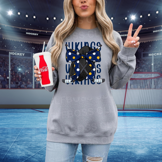 Cadillac Vikings Hockey ADULT Unisex Crewneck Sweatshirt