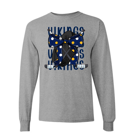 Cadillac Vikings Hockey UNISEX Long-Sleeve T-Shirt