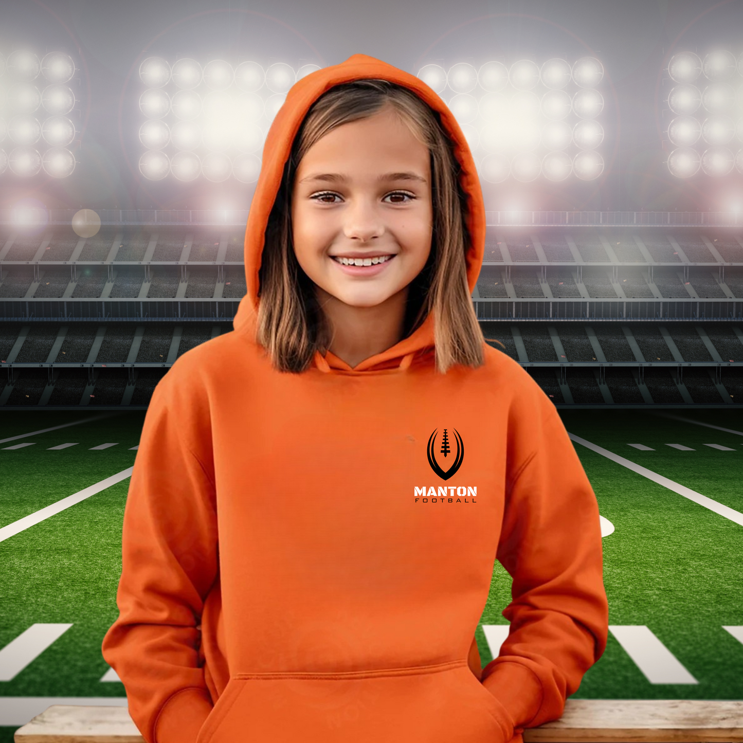Manton Rangers Football Unisex YOUTH Hoodie