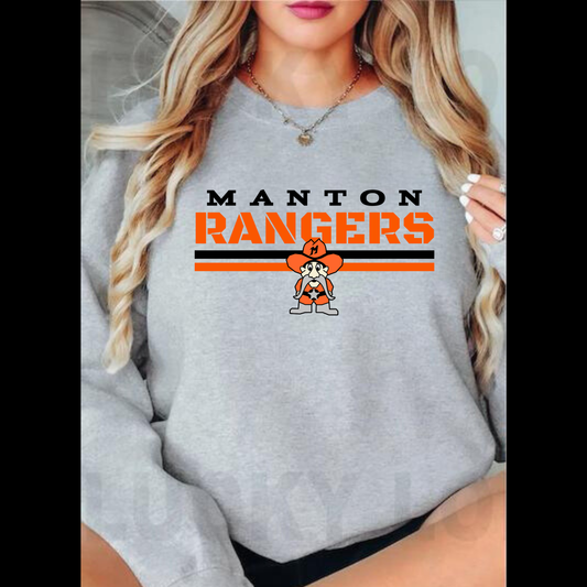 Manton Rangers ADULT Unisex Crewneck Sweatshirt