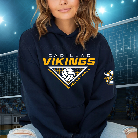 Cadillac Volleyball ADULT Hoodie