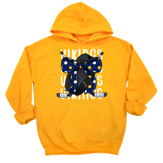 Cadillac Vikings Hockey ADULT Hoodie