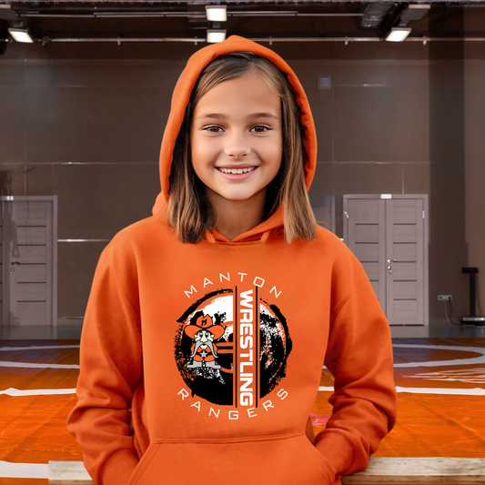 Manton Rangers Wrestling Unisex YOUTH Hoodie