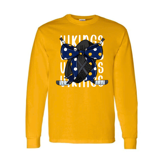 Cadillac Vikings Hockey UNISEX Long-Sleeve T-Shirt