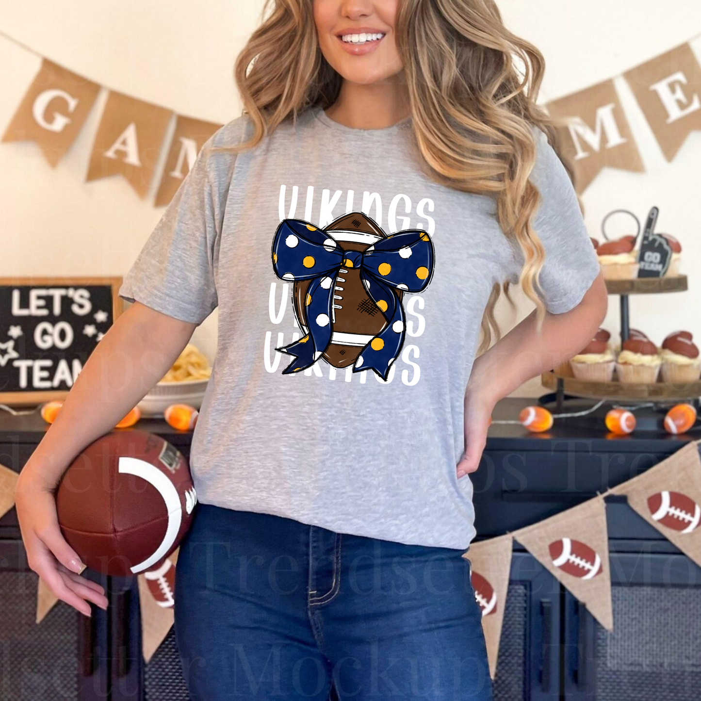 Cadillac Vikings Football ADULT Unisex T-Shirt