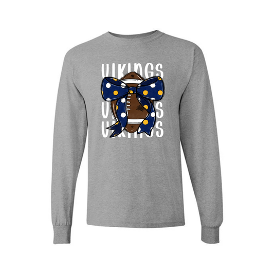 Cadillac Vikings Football UNISEX Long-Sleeve T-Shirt