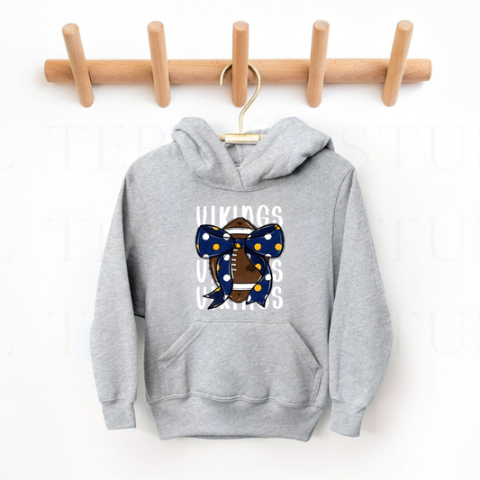 Cadillac Vikings Football Unisex YOUTH Hoodie