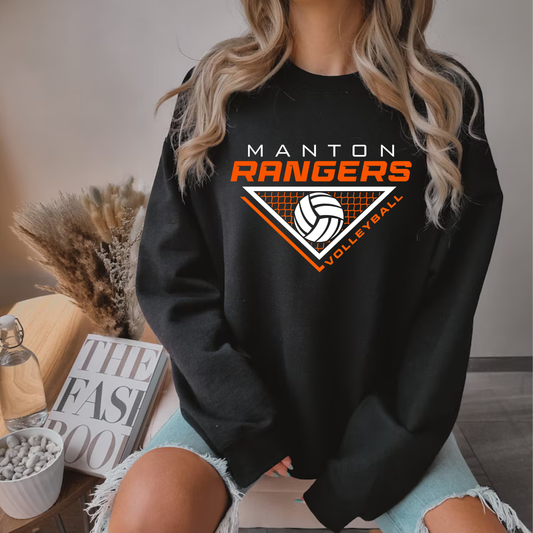 Manton Rangers Volleyball ADULT Unisex Crewneck Sweatshirt